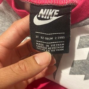 kids Nike fleece jogging suit